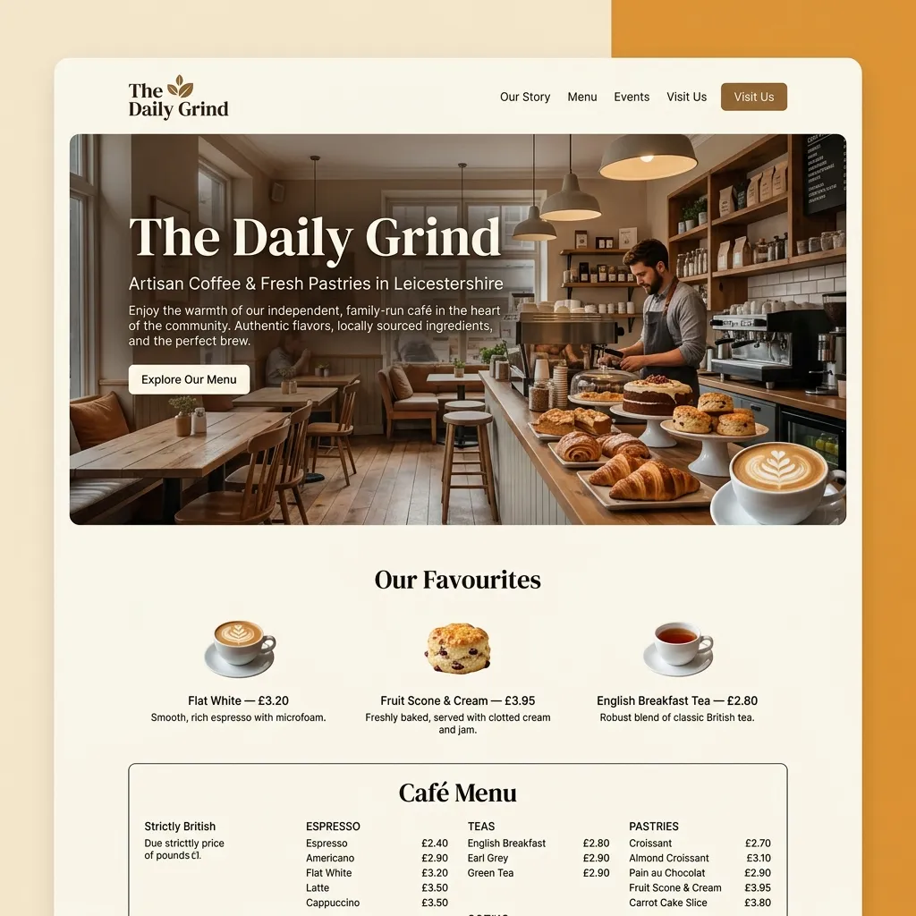 Family-Run Café
